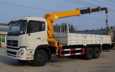 12Ton 6x4 Dongfeng benutzte Kran-LKW 12000X2500X3850mm mit dem Stretchable Arm