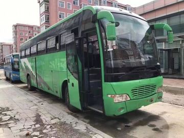 51 Sitze 2010-jähriges Yutong benutzten Reisebus-Frontmotor-Grün-zwei-Plättchentüren